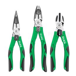 Tang LAOA Stripper Long Nose Pliers Multifunctional Clamping Twist Crimping Terminal CrV Steel Wire Cutter
