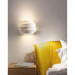 Wall Lamps Creative Pine Cone Lamp Bedroom Bedside Modern Minimalist Designer Aisle Decorative White Warm Multi-Level Light