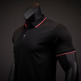 Men's Polos Summer Casual Polo Shirts Mens Short Sleeve Golf Shirt Button Down Work TShirts Quick Dry Tees Breathable Sports Pullovers 230503