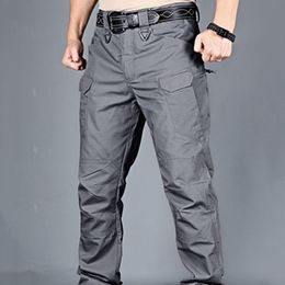 Pants 2021 Summer Winter Elasticity Mens Rugged Cargo Pants Silm Fit Milltary Army Overalls Pants Tactical Casual Trousers Hot Sale 38