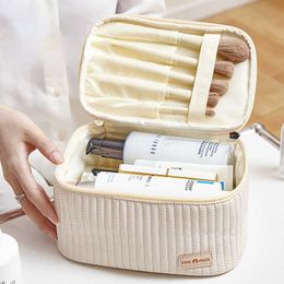Cosmetic Bags Cases Makeup Bags for Women Travel Toiletry Cute Cases Bag Portable Solid Colour Makeup Organiser Box Cosmetic Bag Neceser PU Leather Z0504