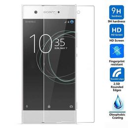 Cell Phone Screen Protectors For Xperia XA1 Plus Tempered Glass 2.5D 9H High Quality Protective Film Explosion-proof LCD Screen Protector For XA1 Plus P230406 P230407