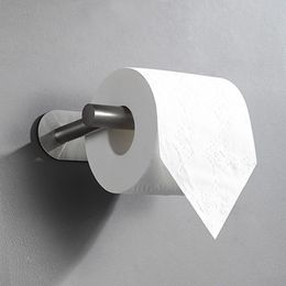 Bathroom Shelves 1pc Stainless Steel Paper Towel Holder No Punch Wall Mount Paper Roll Shelving Toilet Home Bathroom Kitchen Organiser 230503