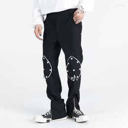 Men's Pants 27-46 2023 Men Women Clothing Hip Hop Individually Tailored Double Zipper Trousers Performance Plus Size Costumes