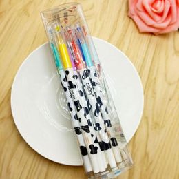 Gift Detailed Cow Pattern Student Pens Office Supplies Gel