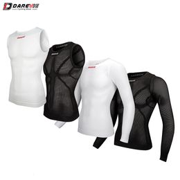 Cycling Jackets DAREVIE Cycling First Layer Man Compression Seamless Bicycle GYM Cycling Inner Man Sports First Layer Undershirt Cycling Women 230503