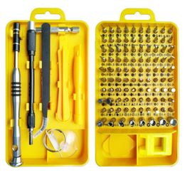 Schroevendraaier Precision Screwdriver Set Mini Screwdriver Bit Set For Mobile Phones Disassemble Watch Repair Tools Torx Screw 110/115 in 1