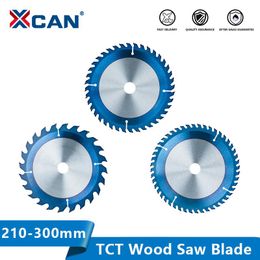 Joiners XCAN Wood Cutting Disc 210/230/235/250/254/300mm TCT Circular Saw Blade Nano Blue Coated Woodworking Saw Blade