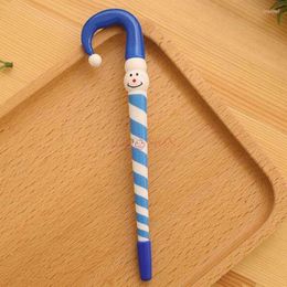 Christmas Cute Snowman Umbrella Gel Pen 0.38mm Black Signature Student Stationery