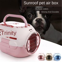 Carriers Puppy Air Plane Transport Box Breathable Cat Dog Pet Outdoor Travel Carrier Box For Cats And Small Dogs Pet Cat Cage