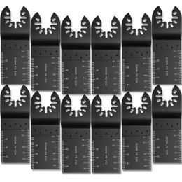 Parts 15Pcs Universal Renovator Multitool Saw Blade Oscillating Blade Multi Tool Circular Saw Blades for Bosh Fein Wood Cutting Kit