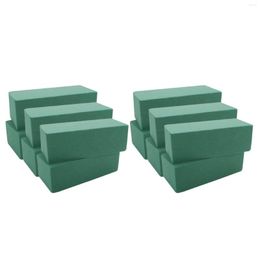 Decorative Flowers 12PCS Floral Foam Bricks Flower Packing Arranging Florist Supplies For Artificial Plants Decor