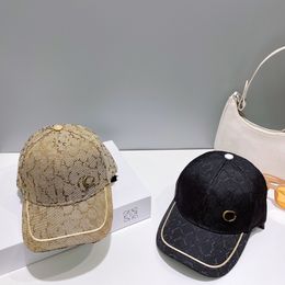 Top Fashion Ball Caps Black Letter Designer Ball Caps for Woman Man Gift Casual Sports Caps Sunshade Cap