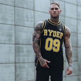 Mens Tank Tops Male Summer Casual Vest Men Bodybuilding Gym Workout Fitness breathable Sleeveless shirt Clothes Stringer Singlet 230504