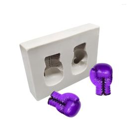 Baking Moulds Boxing Gloves Silicone Mold Cake Border Decoration Fondant Sugarcraft Mould Decorating Tool Accessories
