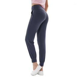 Running Pants COLORVALUE High Waist Jogging Women Tummy Control Womens Gym With Pockets Push Up Training Quick Dry Yoga Pant1