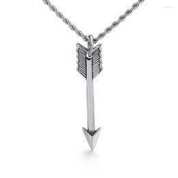 Pendant Necklaces European And American Fashion Trend Jewelry Stainless Steel Men Women Arrow