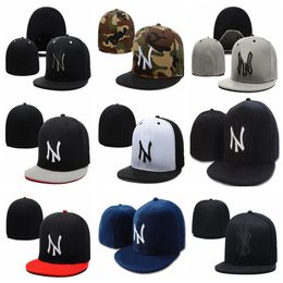NY Letter Baseball Caps Sunscreen Men or Women Sport Bone Aba Reta Full Closed Fitted Hats