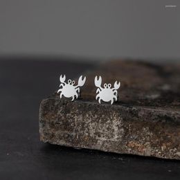 Stud Earrings 5pairs Cute Tiny Crab Stainless Steel Earring Lifting Kingcrab Karkinos Accessory Jewellery Gifts