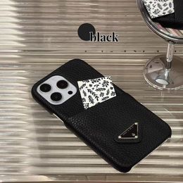 Beautiful iPhone Phone Cases 15 14 13 12 Pro Max Cases Luxury P Designer Hi Quality Purse 18 17 16 15pro 14pro 13pro 12pro Plus Leather Card Slots Purse with Logo Box