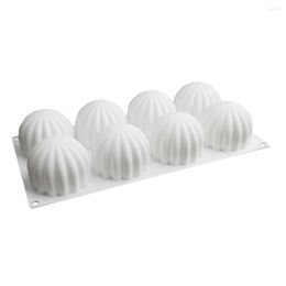 Baking Moulds Cake Mould Heats-resistant Non-stick 8 Grid Home Kitchen Dessert Ice-cube Mould Moulding Tool Accessories