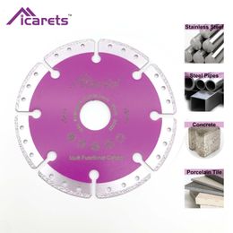 Zaagbladen ICARETS 115/125mm Diamond Metal Cutting Disc Steel Marble Granite Plastic Wood Cordless Angle Grinder Multitool Saw Blade