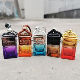 200PCS/LOT Empty DIY Car Hang Perfume Bottle Container Glass Hang Pendant Creative Essential Oil Packing Bottle