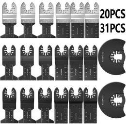 Zaagbladen Universal Oscillating Multitool Saw Blade Quick Release Oscillating Sawblade Wood Plastic Metal Cutting For Renovator Power Tool