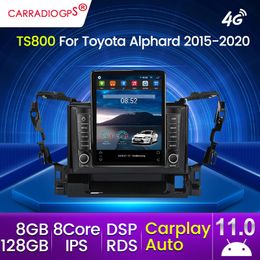 4G LTE Android 11 128GB Car Dvd Radio GPS Multimedia Video Player for Toyota Alphard H30 2015-2020 Stereo Navigation Carplay IPS