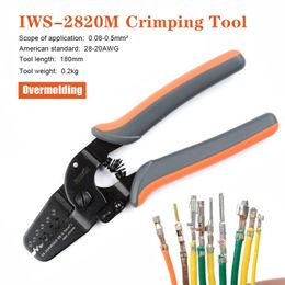 Tang IWS2412M/IWS2820M Crimping Tools for JAM Molex Tyco JST Terminal and Connector Multifunction wire Stripper Cable Cutter plier