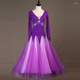 Stage Wear Ballroom Dress Standard Waltz Dresses Plus Size Dance Costumes For Sale