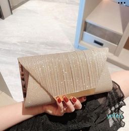 Designer-Evening Bags Women's Bag Clutch Purse Glitter Shoulder With Chain Banquet Wedding Handbag For Party