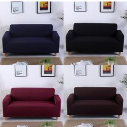 Chair Covers Solid Plain Sofa Bed Cover For Dining Room Couch Slipcover Single Seater Double Three