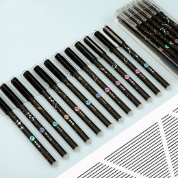 Ballpoint Pens 3PcsSet Erasable Gel for School Office Writing Tools Kawaii Neutral Pen Stationery Gift 05mm Black Blue Ink 230503