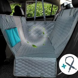 Carriers 100% Waterproof Dog Car Seat Covers with Side Flaps Car Back Seat Hammock Cushion Dog Carrier Pet Travel Mat