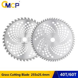 Zaagbladen 1pc 10 Inch 40T/60T Alloy Brush Cutter Saw Blade Lawn Mower Grass Trimmer Blade Garden Tool Replacement 255x25.4mm Cutting Disc