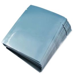 100pcs 5*8cm Classic multi-color open top heat seal mylar bag vacuum Aluminium foil packing bag power package pouch tea packing bag