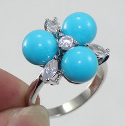 Cluster Rings Design !5 Clour 8MM Pink /Black/Multi/ Blue South Sea Shell Pearl Ring