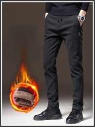 Men's Pants 2023 Autumn Winter Large Size Woolen Business Dress Men High Quality Streetwear Casual Trousers Formal Social G92