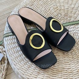 Hot Fashion Wear and Match Luxury Brand Slipper G G U Ccies Slides Hottest Heels Women Shoes Designer Sandals Heel Height Sandal Flat Slipper Shoe