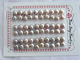 Stud Earrings Wholesale 30pair 8mm Round Lavender Freshwater Cultured Pearl >>> Women Girls Jewellery