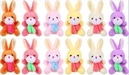 Super Cute New Easter Rabbit Plush Animal Toy 4-inch Plush Rabbit Toy Soft Rabbit Doll