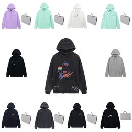 Top Quality Designer Luxury Multiple styles Men's and Women's Designers Paris Classic Hoodie Men's Clothing High Street Printed Embroidered Hoodie Pullover Cotton