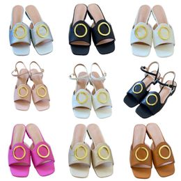 Luxury women's sandals runway style designer slippers fashion summer platform shoes leather flat casual shoes outdoor comfortable beach shoes new sexy dress shoes