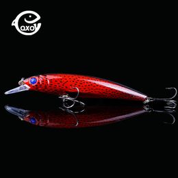 Baits Lures Qxo 11cm Minnow Fishing Hard Wobblers Metal Everything Goods For Spinner bait Swimbait Isca ArtificialBait 230504