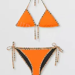 B Luxury Brand Sexy Bikini Swimsuit Triangle Brazilian Bathing Suit Summer Beachwear Bandage Micro Swimwear Women White Black Orange Colour Stock High Quality 2023