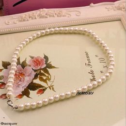 Chains 40cm Classic Peal Beads Necklace Fashion Jewellery Wholesale Price White Imitation Freshwater Pearl For Women