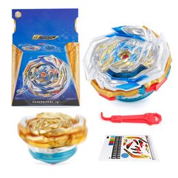 Spinning Top Bursting Top Spinner B154 Electric Shaft Bursting Top Double Pull Set Children's Gift Toy Beyblades Spinning Toys Sale 230504