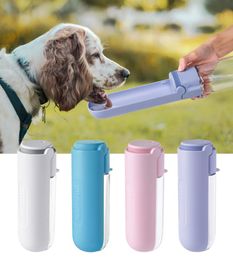 Feeding Portable Dog Water Bottle 420 Ml Drinking Bowl For Small Large Dogs LeakProof Pet Dog Water Feeder Drinker Outdoor Pet Products