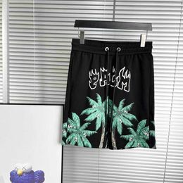 Designer Short Fashion Casual Clothing PA Palmes Angels Summer Large Loose Beach Pants Mens Coconut Tree Pattern Quick Dried Pants Shorts Couples Joggers Sportswea